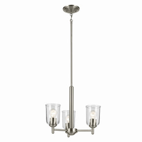 Mini Chandeliers Glass Shade by Kichler ( 12 | 43670NICLR Shailene ) 
