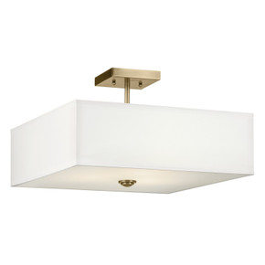 Semi-Flush Mts. Drum Shade by Kichler ( 12 | 43693NBR Shailene ) 