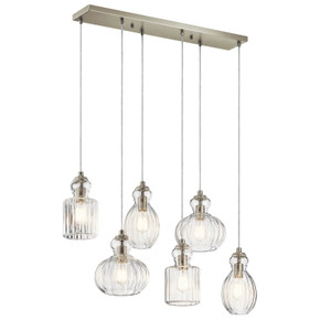 Linear/Island 4 Light + by Kichler ( 12 | 43950NI Riviera ) 