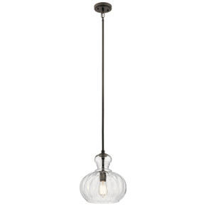 Mini Pendants Glass Down by Kichler ( 12 | 43955OZ Riviera ) 