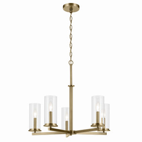 Mid. Chandeliers Glass Up by Kichler ( 12 | 43999NBR Crosby ) 