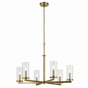 Mid. Chandeliers Glass Up by Kichler ( 12 | 44013NBR Crosby ) 