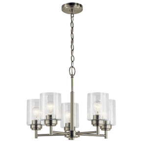 Mid. Chandeliers Glass Up by Kichler ( 12 | 44030NI Winslow ) 