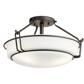Semi-Flush Mts. Bowl Style by Kichler ( 12 | 44085OZ Alkire ) 