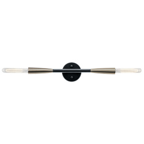Sconces Double Candle by Kichler ( 12 | 44091BK Branches ) 