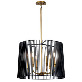 Mid. Chandeliers Drum Shade by Kichler ( 12 | 44167BK Linara ) 