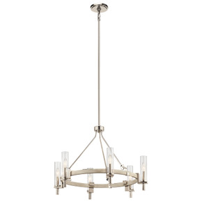 Mid. Chandeliers Glass Up by Kichler ( 12 | 44284WWW Telan ) 