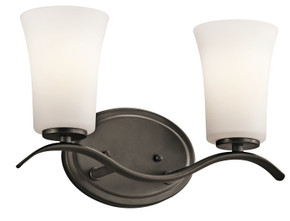 Bathroom Fixtures Two Lights by Kichler ( 12 | 45375OZ Armida ) 
