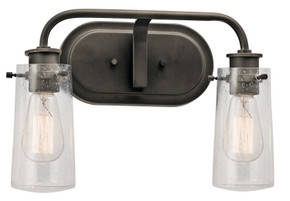 Bathroom Fixtures Two Lights by Kichler ( 12 | 45458OZ Braelyn ) 