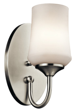 Sconces Single Glass by Kichler ( 12 | 45568NI Aubrey ) 