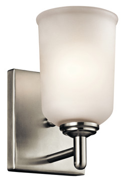 Sconces Single Glass by Kichler ( 12 | 45572NI Shailene ) 