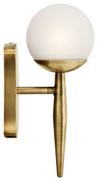 Sconces Single Glass by Kichler ( 12 | 45580NBR Jasper ) 
