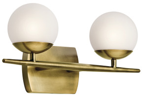Bathroom Fixtures Two Lights by Kichler ( 12 | 45581NBR Jasper ) 