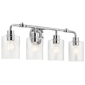 Bathroom Fixtures Four Lights by Kichler ( 12 | 45667CH Gunnison ) 