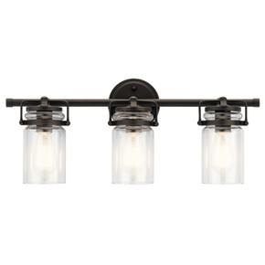 Bathroom Fixtures Three Lights by Kichler ( 12 | 45689OZ Brinley ) 