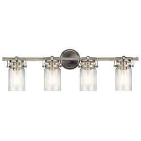 Bathroom Fixtures Four Lights by Kichler ( 12 | 45690NI Brinley ) 