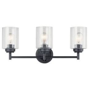 Bathroom Fixtures Three Lights by Kichler ( 12 | 45886BK Winslow ) 
