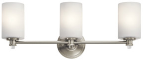 Bathroom Fixtures Three Lights by Kichler ( 12 | 45923NI Joelson ) 