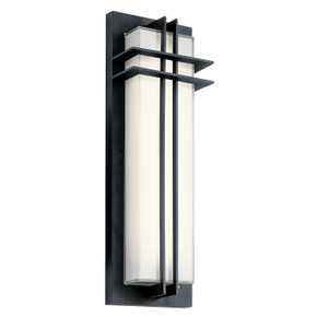 Exterior Wall Mt./Flush by Kichler ( 12 | 49298BKTLED Manhattan ) 