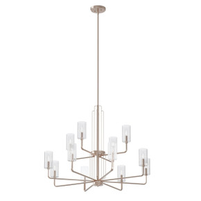 Large Chandeliers Glass Shade by Kichler ( 12 | 52412PN Kimrose ) 