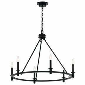 Mid. Chandeliers Candle by Kichler ( 12 | 52705BK Carrick ) 