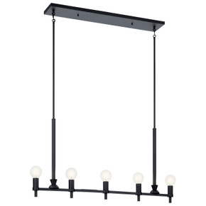 Linear/Island 4 Light + by Kichler ( 12 | 52425BK Torvee ) 