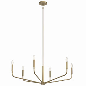 Large Chandeliers Candle by Kichler ( 12 | 52719CPZ Madden ) 