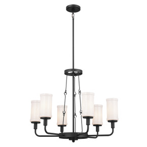 Mid. Chandeliers Glass Up by Kichler ( 12 | 52451BKT Vetivene ) 