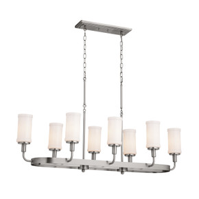 Linear/Island 4 Light + by Kichler ( 12 | 52453CLP Vetivene ) 
