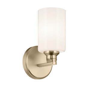 Sconces Single Glass by Kichler ( 12 | 55224CPZ Gioe ) 