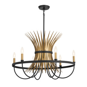 Mid. Chandeliers Candle by Kichler ( 12 | 52458BK Baile ) 