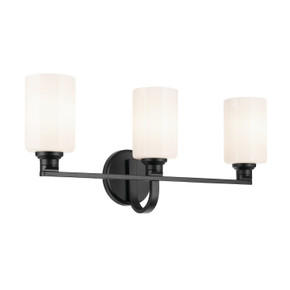Bathroom Fixtures Three Lights by Kichler ( 12 | 55226BK Gioe ) 