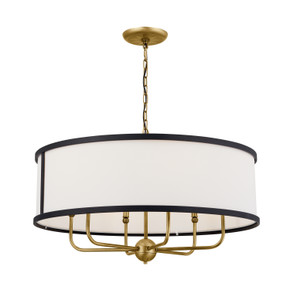 Mid. Chandeliers Drum Shade by Kichler ( 12 | 52466NBR Heddle ) 