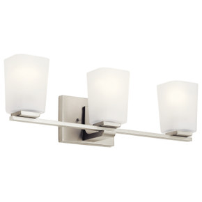 Bathroom Fixtures Three Lights by Kichler ( 12 | 55017NI Roehm ) 