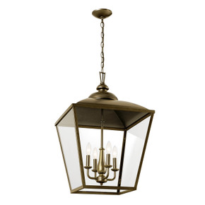 Foyer/Hall Lanterns Glass w/Frame by Kichler ( 12 | 52475CHZ Dame ) 