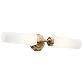Sconces Double Glass by Kichler ( 12 | 55074CPZ Truby ) 
