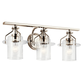 Bathroom Fixtures Three Lights by Kichler ( 12 | 55079PN Everett ) 