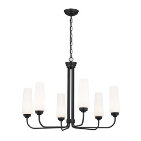 Mid. Chandeliers Glass Up by Kichler ( 12 | 52480BK Truby ) 