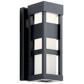 Exterior Wall Mt./Flush by Kichler ( 12 | 59035BKLED Ryler ) 