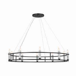 Large Chandeliers Candle by Kichler ( 12 | 52491BK Rosalind ) 