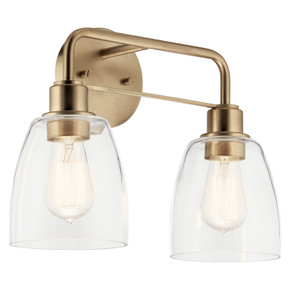 Bathroom Fixtures Two Lights by Kichler ( 12 | 55101CPZ Meller ) 