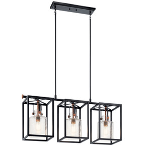 Linear/Island Open Frame by Kichler ( 12 | 52033BK Kitner ) 