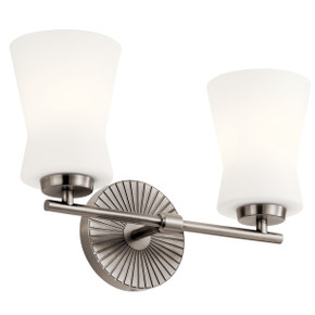 Bathroom Fixtures Two Lights by Kichler ( 12 | 55116CLP Brianne ) 
