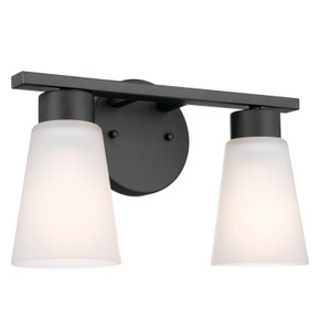 Bathroom Fixtures Two Lights by Kichler ( 12 | 55120BK Stamos ) 