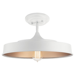 Semi-Flush Mts. Cage by Kichler ( 12 | 52098WH Elias ) 
