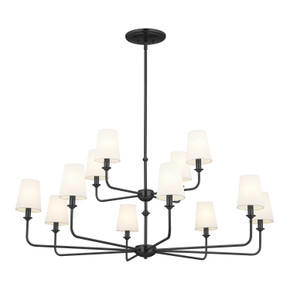 Large Chandeliers Candle by Kichler ( 12 | 52518BK Pallas ) 
