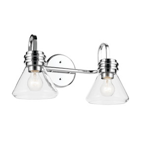 Bathroom Fixtures Two Lights by Kichler ( 12 | 55154CHCLR Farum ) 