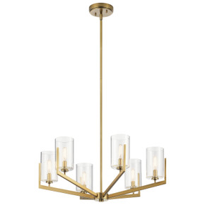 Mid. Chandeliers Glass Up by Kichler ( 12 | 52314BNB Nye ) 