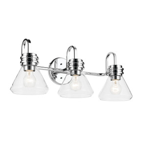 Bathroom Fixtures Three Lights by Kichler ( 12 | 55155CHCLR Farum ) 