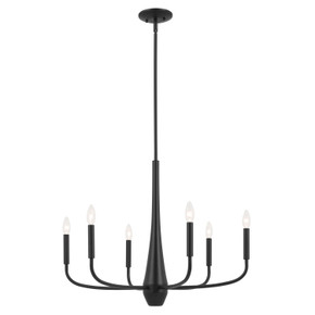 Mid. Chandeliers Candle by Kichler ( 12 | 52525BK Deela ) 